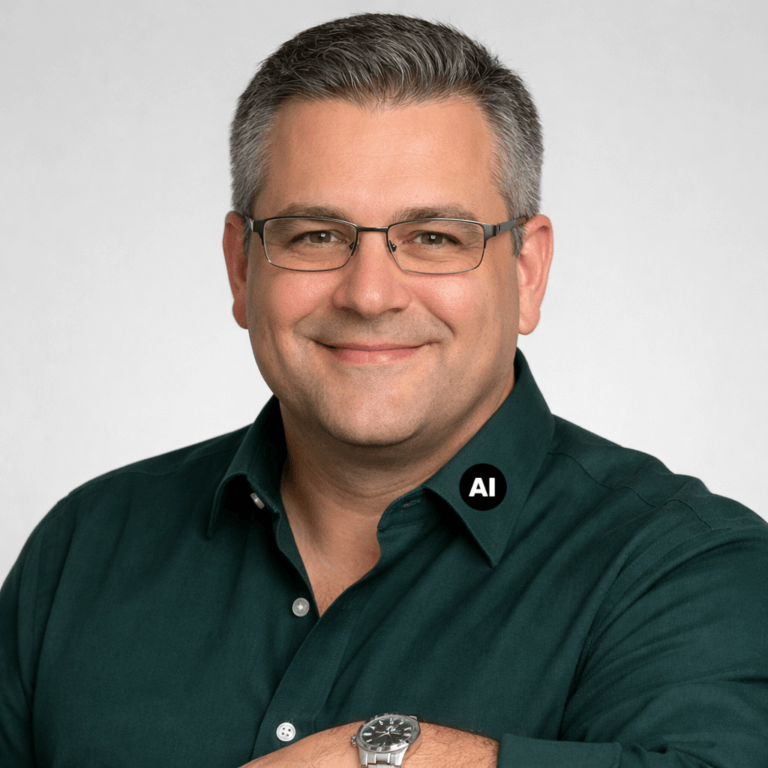 Porträt von Karl Kasch, Buchhaltung